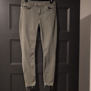 Women's Olive Skinny Jeans